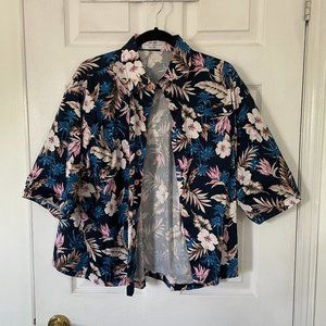 Red Sky Don't Touch Me Shirt - Floral